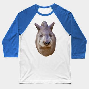 Tapir face Baseball T-Shirt